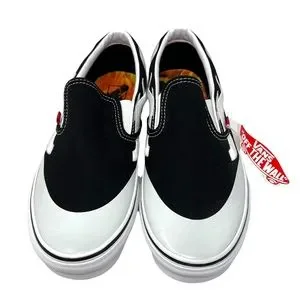 VANS x Rocky Worldwide Black & White Classic Slip-On Shoes Vans | Shoes | Vans X Aap Rocky Worldwide Black White  main image 4